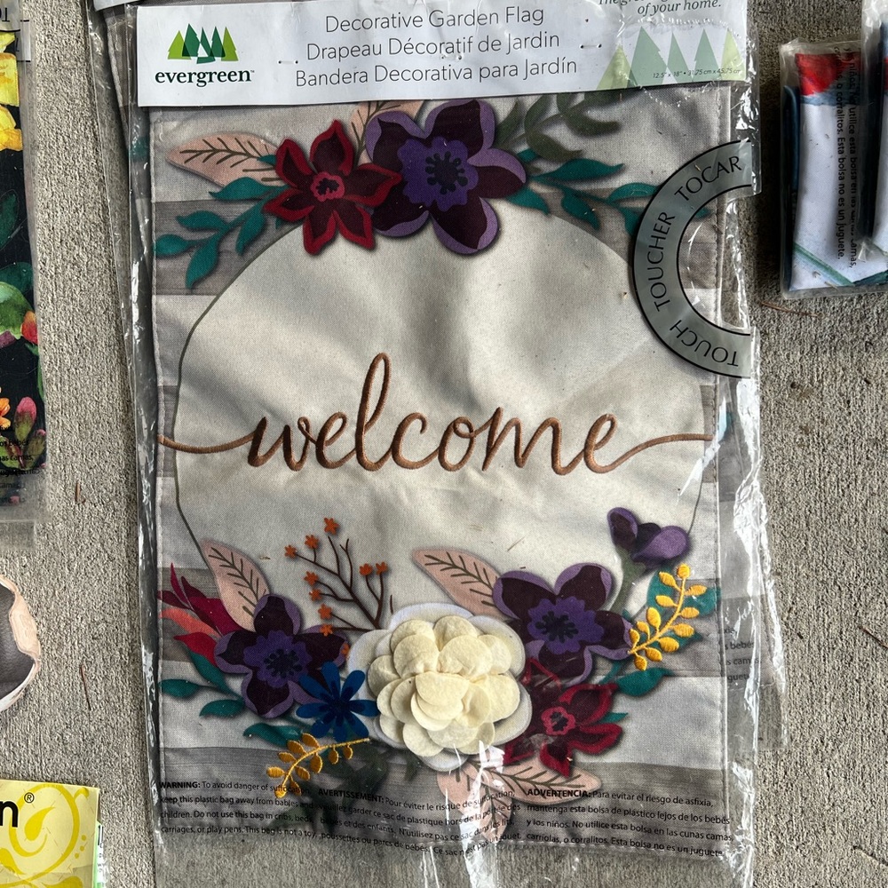 Small yard flag